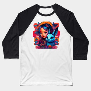 Alice In Wonderland Baseball T-Shirt